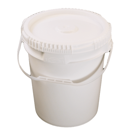 2-1/2 Gallon Lite Latch® White Bucket