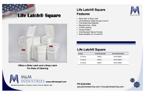 Life Latch Square Info Sheet