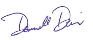 Darrell Davis Signature